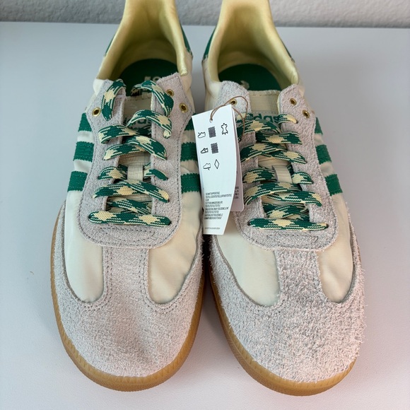 Adidas x Wales Bonner Samba WB Cream Green Gum Sneakers GY4344 Mens Size 14 New